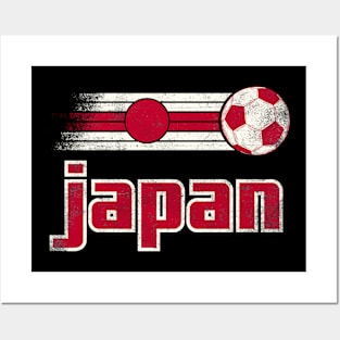 Japan Soccer Retro Vintage Posters and Art